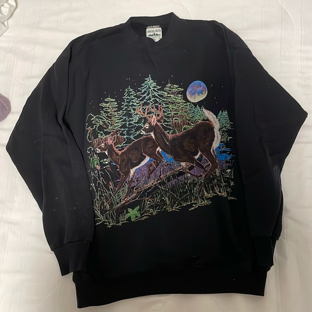 Vintage Briar Creek Deer Crewneck